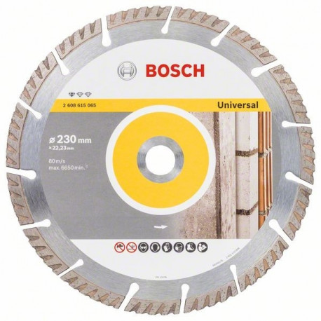 Bosch deimantinis diskas 230x2,6x22,23 mm, segmentų aukštis 10 mm