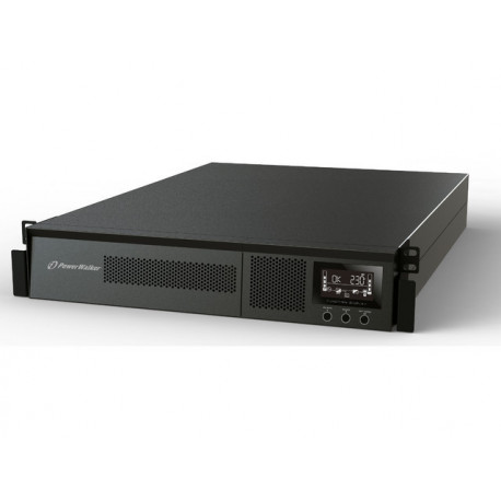 UPS RACK POWERWALKER VFI 3000 RMG PF1 ON-LINE 3000VA 8X IEC C13 OUTLETS USB-B RS-232 LCD 2U
