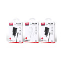 XO L92С laadija | 12W | 2.4A + USB-C kaabel 1m valge