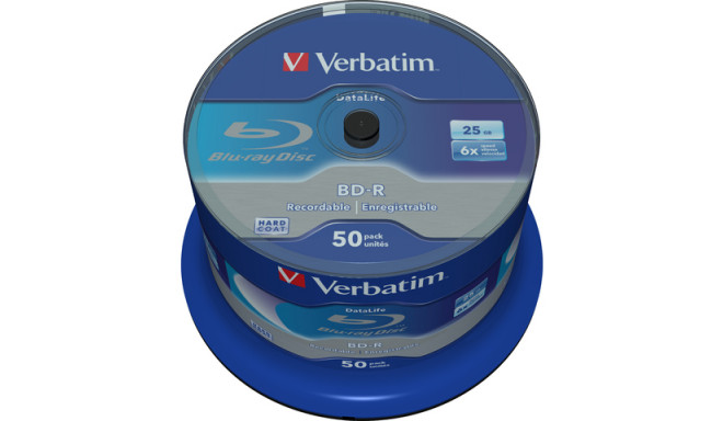 BD-R VERBATIM 25GB X6 DATALIFE (CAKE 50)