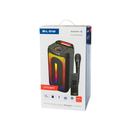 CityLIGHT bluetooth-kõlar puldiga mikrofoniga