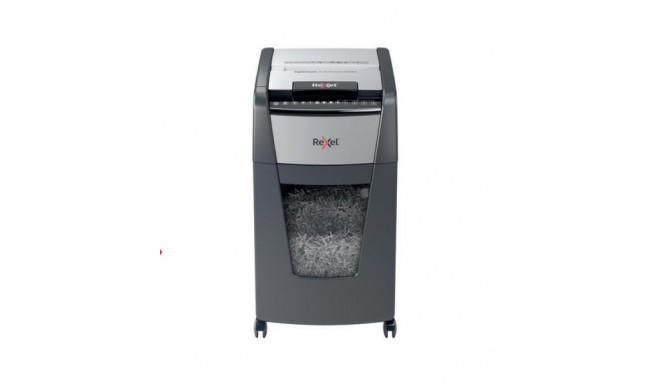 Rexel Optimum Auto+ 300X paper shredder Micro-cut shredding Black, Grey