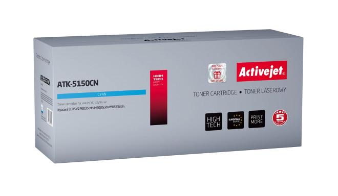 Activejet ATK-5150CN toner (replacement for Kyocera TK-5150C; Supreme; 10000 pages; cyan)