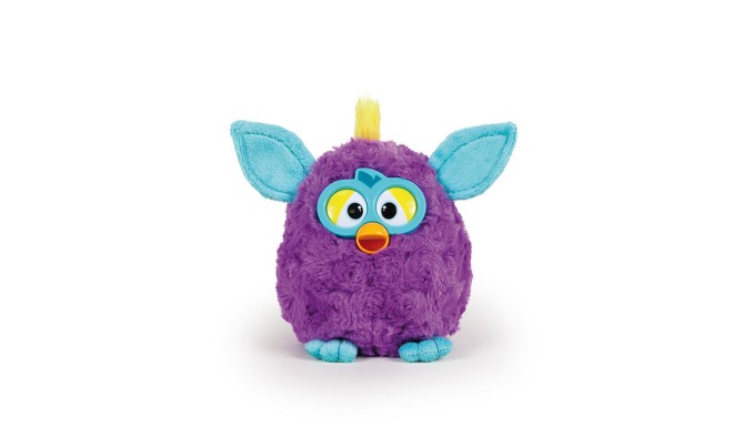 Furby soft toy 14cm, blue/pink