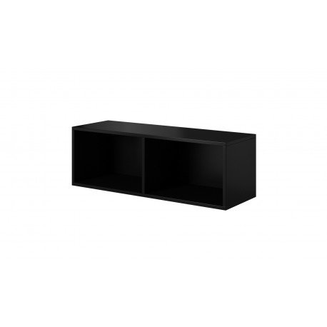 Cama avatud hoiukapp ROCO RO2 112/37/37 must