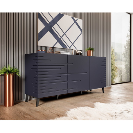 Nova kummut 155x40x72 granaatpunane matt