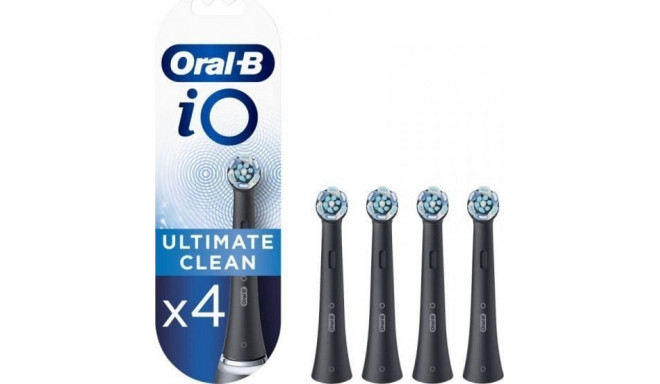 Oral-B iO Ultimate Clean mustad asendusharjad, must, 4 tk.