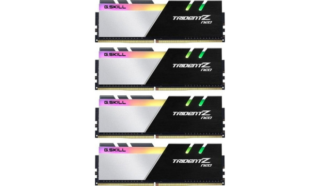 G. Skill Trident Z Neo mälu, DDR4, 128 GB, 3600MHz, CL16 (F4-3600C16Q-128GTZN)