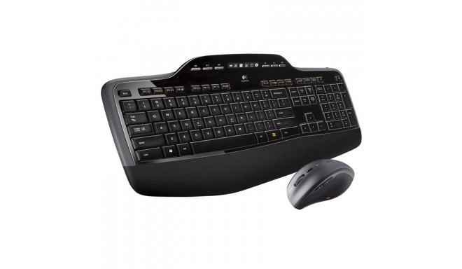 Logitech MK710, US, must - Juhtmevaba klaviatuur + hiir