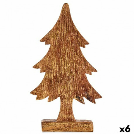 Decorative Figure Krist+ 1123 1123 Golden Christmas Tree 5 x 31 x 15,5 cm (6 Units)