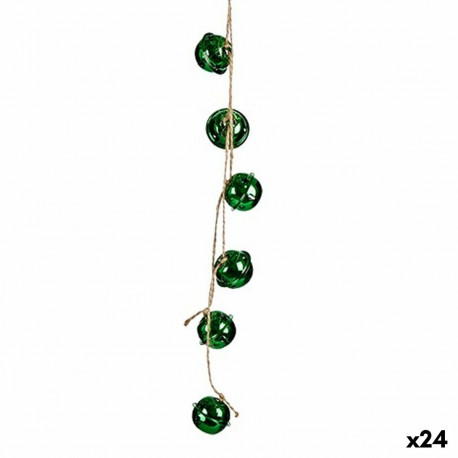 Christmas bauble Krist+ 00547-2 00547-2 Green Plastic Rattle 58 x 3 x 3 cm (24 Units)