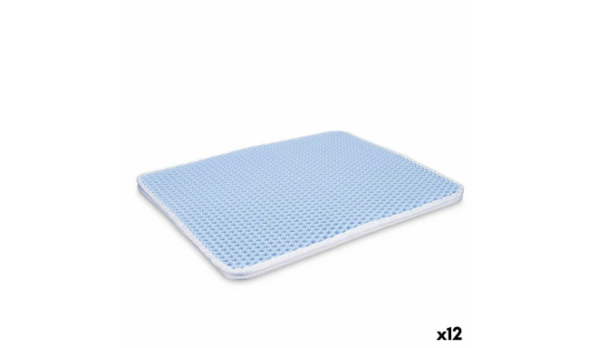 Cat Litter Tray Mat Blue 60 x 45 x 1,5 cm (12 Units)