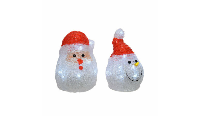 Dekoratīvās figūriņas Lumineo 491239 LED Iekšpuse Santa Claus 10,5 x 10,5 x 15 cm