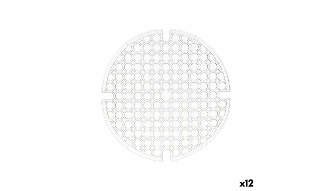 Non-slip Mat Kinvara 29100272 29100272 Transparent Plastic 29 x 0,1 x 29 cm Sink (12 Units)