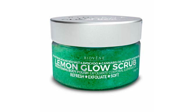 Body Cream Biovène Lemon Glow Scrub 200 g
