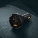 Baseus rychlá nabíječka do auta USB / USB Typ C 160W PPS Quick Charge 5 PD šedá (TZCCZM-0G)