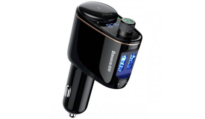 Baseus S-06 Bluetooth/USB car FM transmitter (Overseas Edition) - black