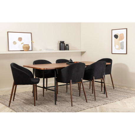 Söögitoa komplekt Uno&Arch 6 tooli