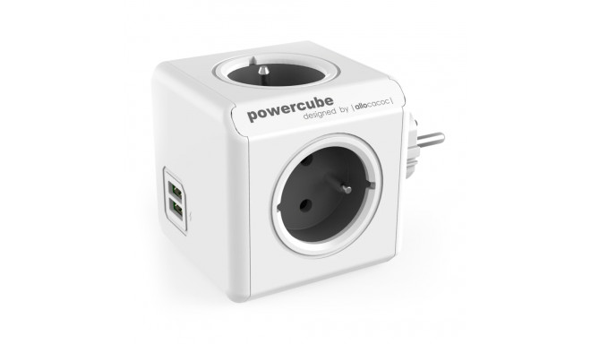 Allocacoc PowerCube Original USB Grijs (FR)