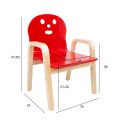 Kids chair HAPPY red