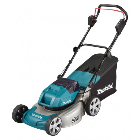 Cordless lawn mower 2X18V, 46cm, 2x6.0Ah,DC18RD,BL, Makita