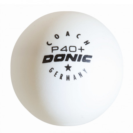 Table tennis ball DONIC P40+ Coach 1star 120pcs White