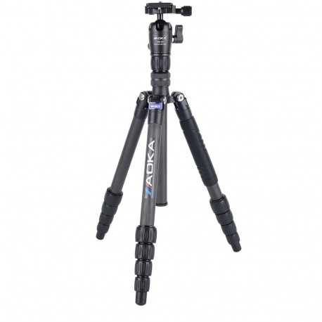 AOKA KN225C Carbon Stativ +KB25 Kugelkopf, schwarz