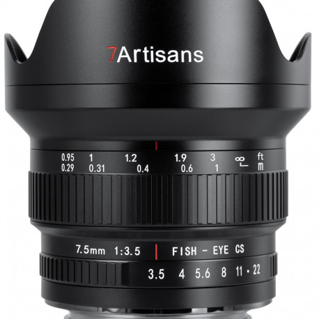 7Artisans 7,5mm f/3,5 Fisheye - Nikon F (APS-C)