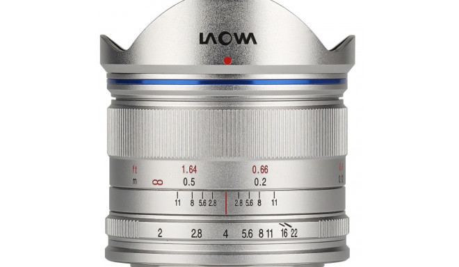 LAOWA 7,5mm f/2,0 - MFT, silber