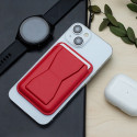 Card holder with stand red