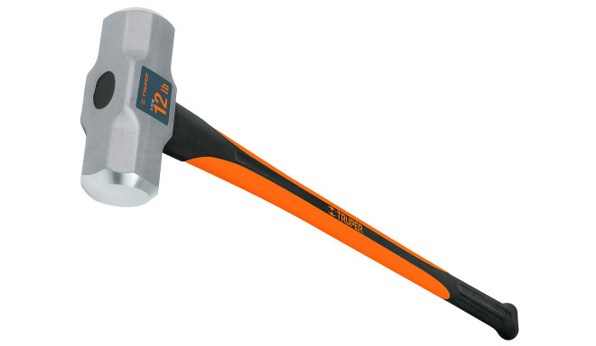 Octagonal sledge hammer 5400g, glassfibre handle 91cm Truper®