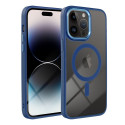 Color Edge Mag Cover case compatible with MagSafe for IPHONE 13 navy blue