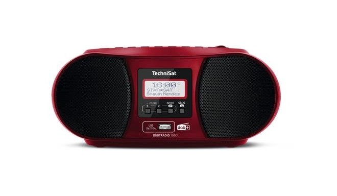 TechniSat DigitRadio 1990 Digital 3 W DAB+, FM Red MP3 playback