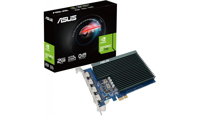 ASUS GeForce GT 730, graphics card - 2GB - 4x HDMI