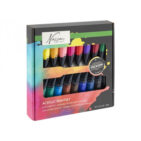 Grafix akrüülvärvid 18 x 36 ml