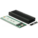 DeLOCK External enclosure for M.2 NVMe PCIe SSD, drive housing (black, (with Super Speed USB 10 Gbps