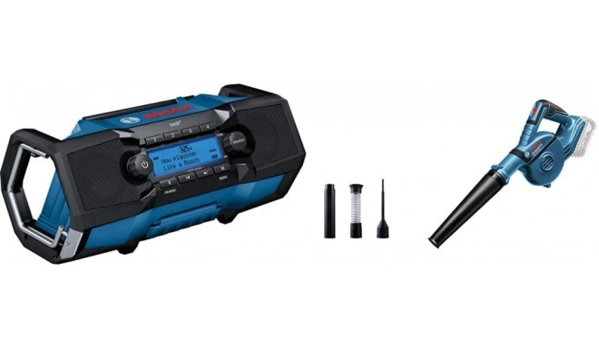 Bosch GPB 18V-2 SC Professional, construction site radio (turquoise/black, Bluetooth, AUX, IP54)