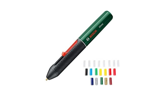 Bosch Cordless hot glue stick Gluey Evergreen, hot glue gun (green/black, incl. 20 glue sticks)