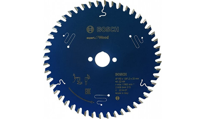 Bosch Circular saw blade Expert for Wood,  160mm, 48T