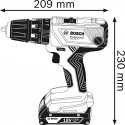Bosch Cordless Impact Drill GSB 18V-21 Professional solo, 18V (blue/black, without battery and charg
