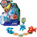 Spin Master Bakugan Evolutions Starter Pack with 3 Bakugan Minifigures (with Ultra Aquos Howlkor, Ba