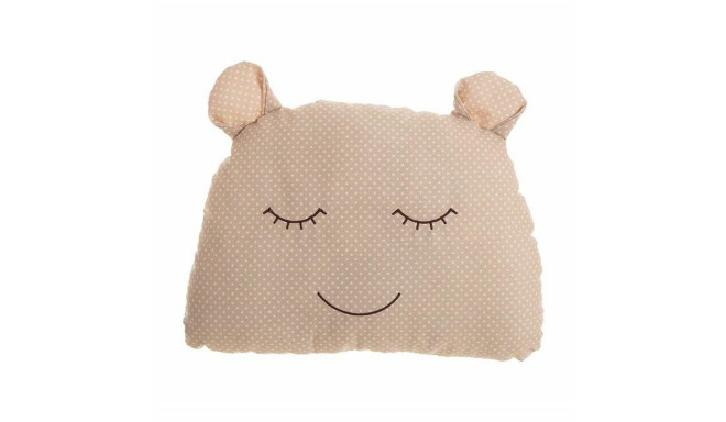 Cushion Bear Fluffy toy 35 x 29 cm Beige