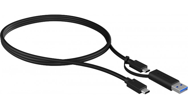 ICY BOX USB-C cable IB-CB031 (black, 1 meter)