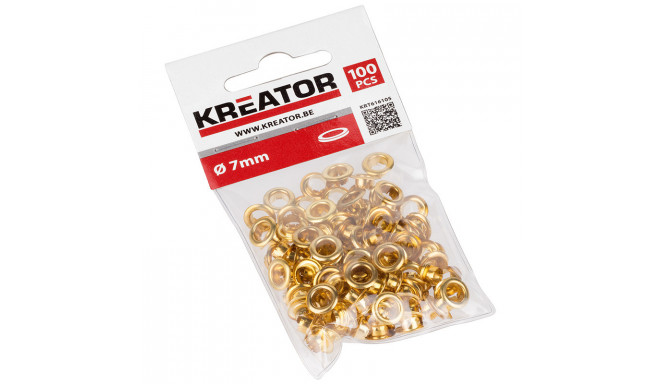 Öösid, messing 7mm (100tk.) Kreator