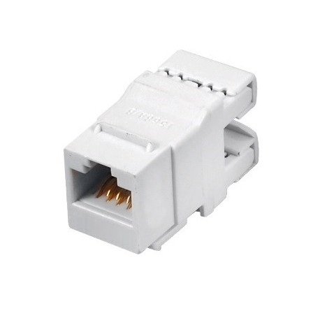 Q-LANTEC MKN-U6-1 juhtmepistik RJ45 UTP kategooria 6 varjestamata valge