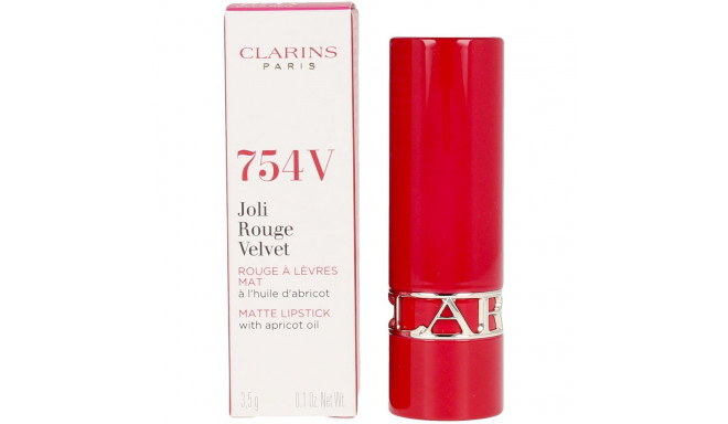 CLARINS JOLI ROUGE VELVET #754V-deep red 3.5 gr