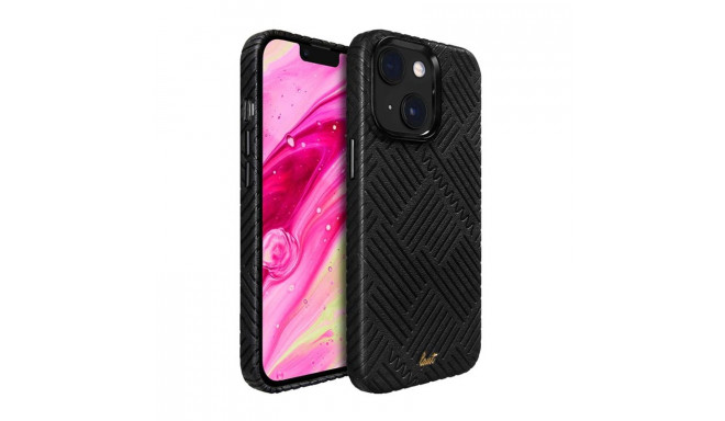 iPhone 14 Plus Laut Motif ümbris, must (triibud)