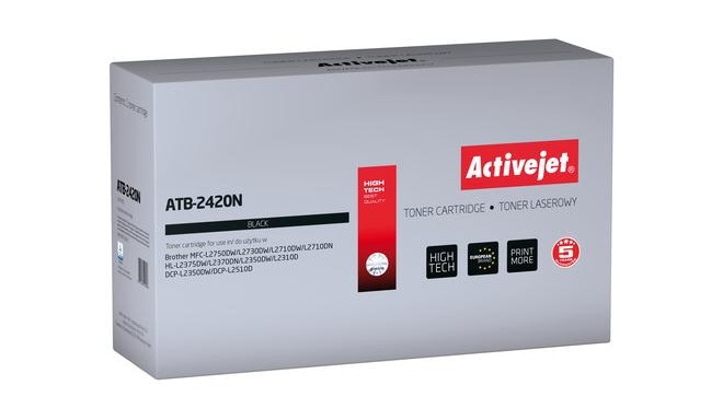 Activejet ATB-2420N toner (replacement for Brother TN-2420A; Supreme; 3000 pages; black)