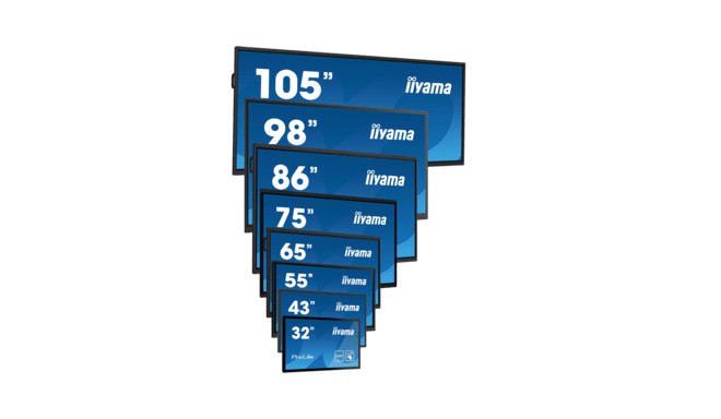 iiyama ProLite IDS, 217.4 cm (85.6''), infrared, 4K, USB, USB-C, RS232, Ethernet, Wi-Fi, Android, ki