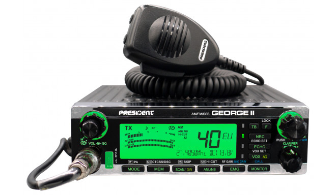 President GEORGE II transceiver AM/FM/SSB 12V